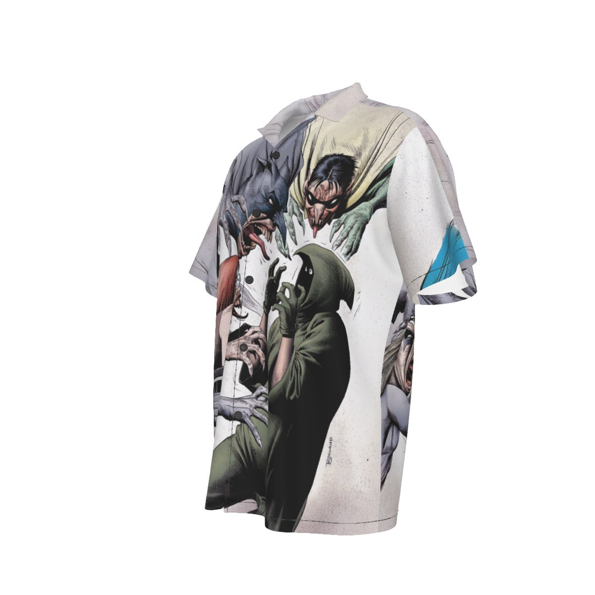 BATMAN DARK KNIGHT 46 ALL OVER PRINT SHIRT AND TANK TOP -BRIAN BOLLAND ART