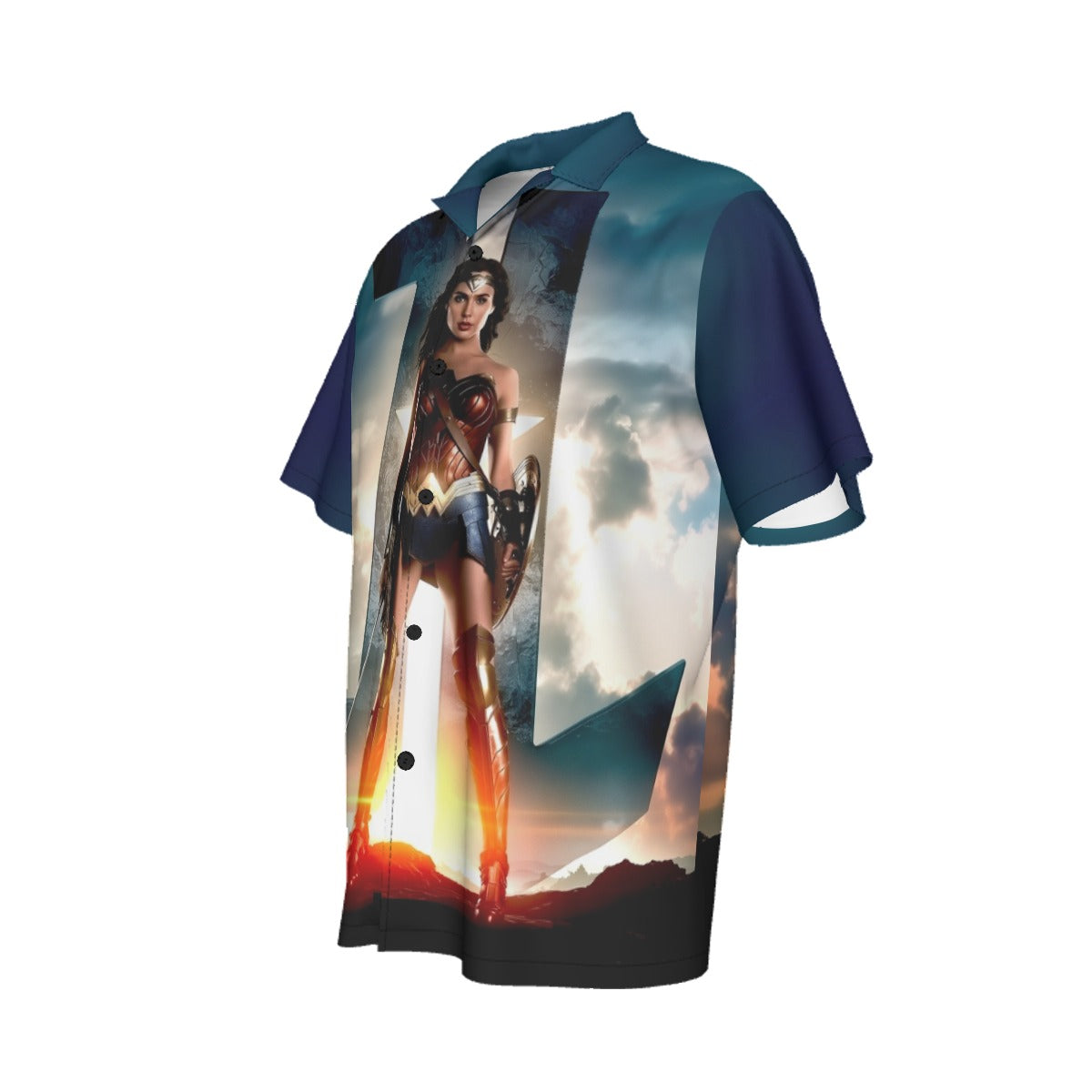 JL WONDER WOMAN MOVIE POSTER ALL OVER PRINT SHIRT AND TANK TOP