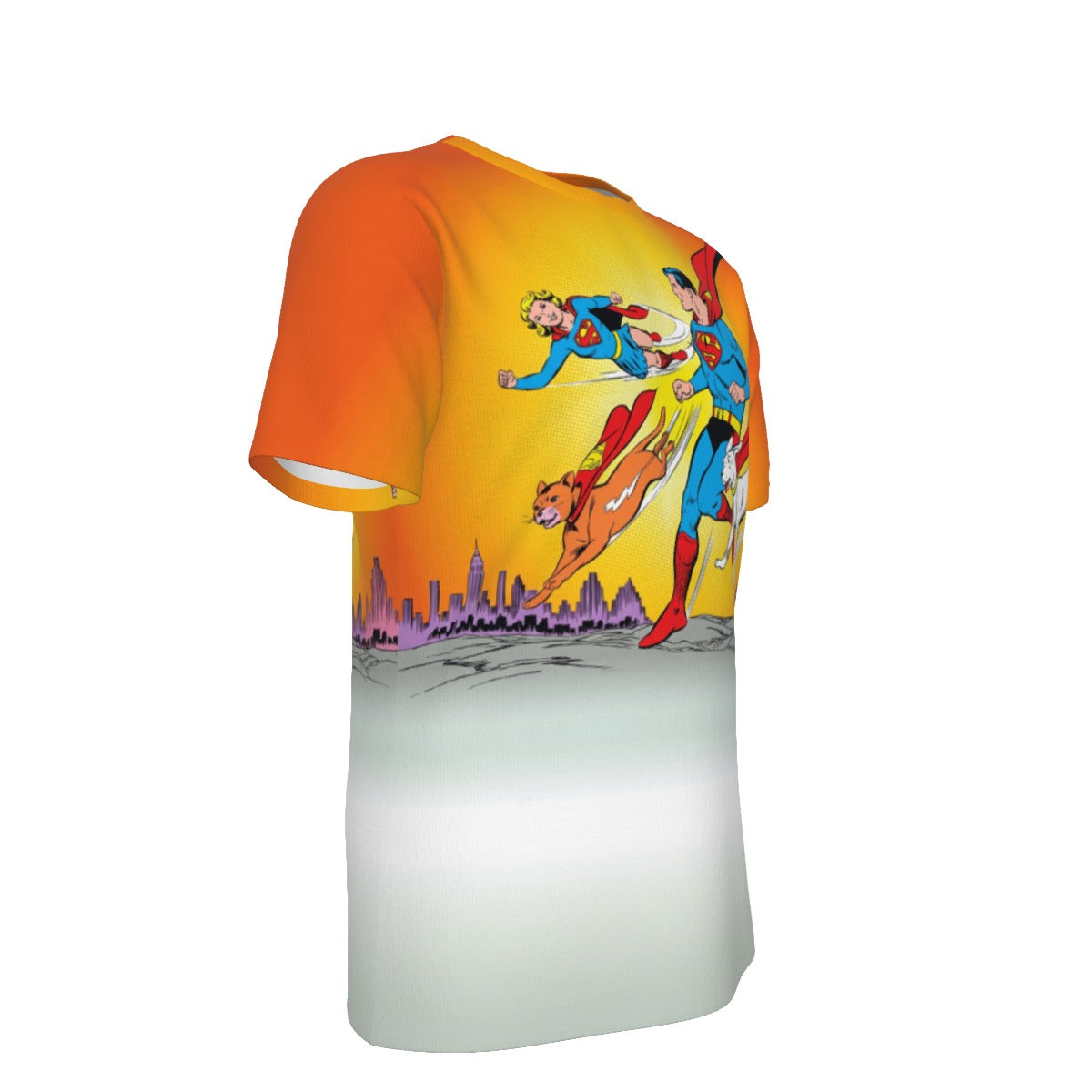 SUPERMAN SUPERGIRL SUPERPETS All Over Print Shirt & Tank Top