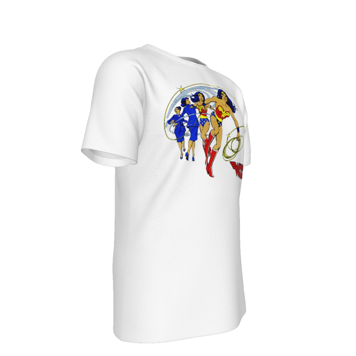 WONDER WOMAN SPIN All Over Print Shirt & Tank Top - JOSE LUIZ GARCIA LOPEZ ART