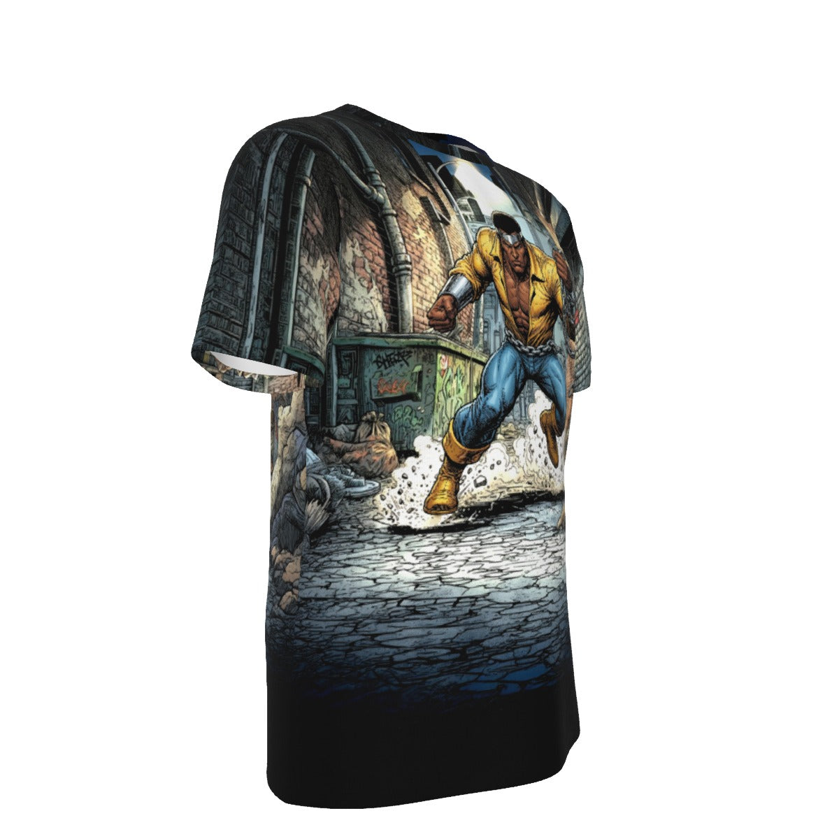 POWER MAN GO All Over Print Shirt & Tank Top - ALEX ROSS ART
