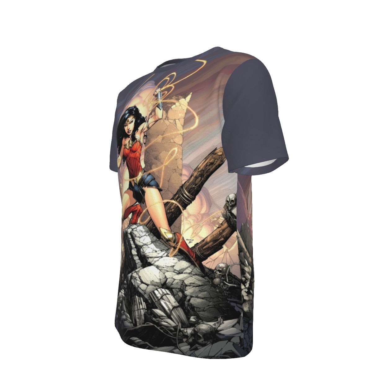 WONDER WOMAN 69 VAR  ALL OVER PRINT SHIRT AND TANK TOP - DAVID FINCH ART