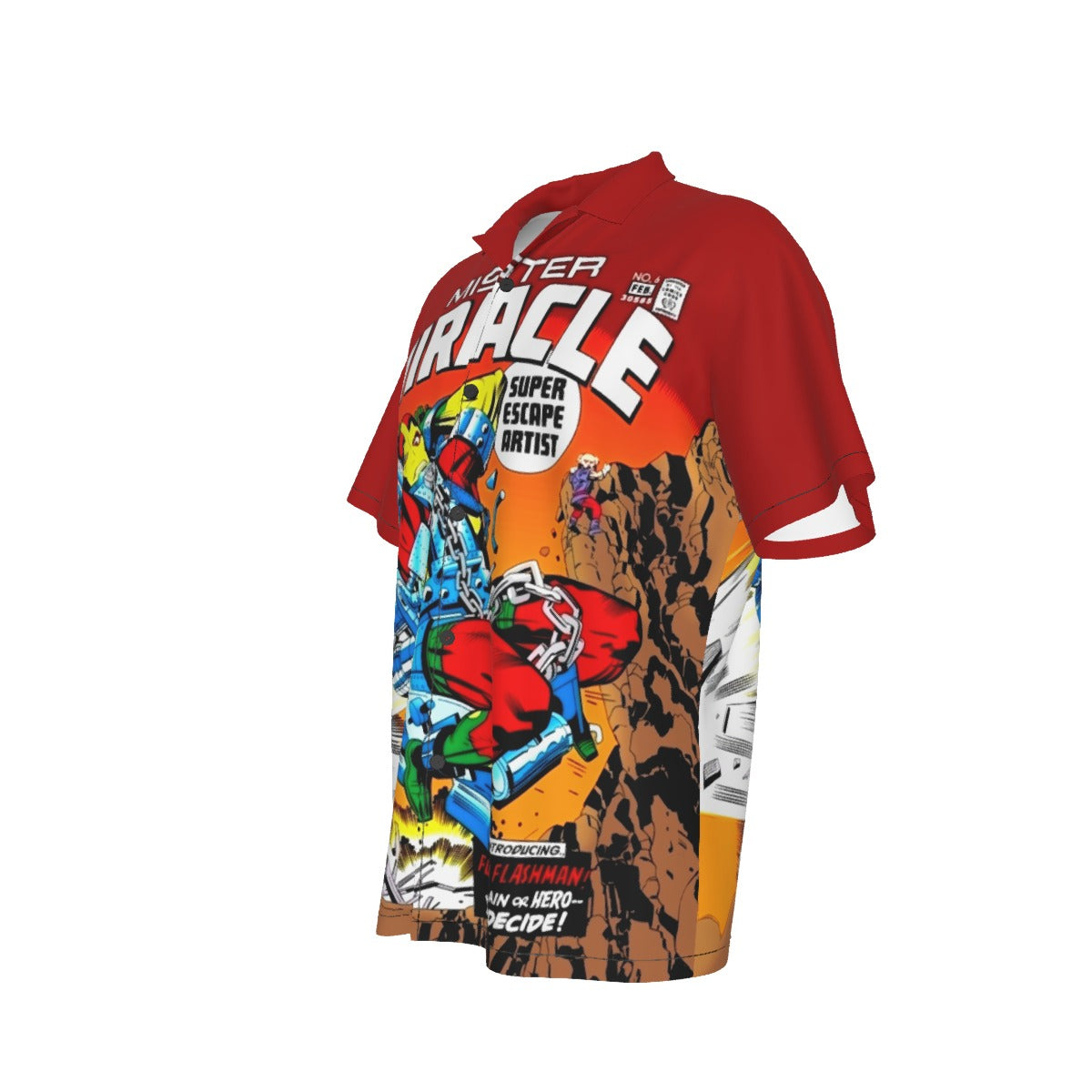 MISTER MIRACLE  5 ALL OVER PRINT SHIRT AND TANK TOP