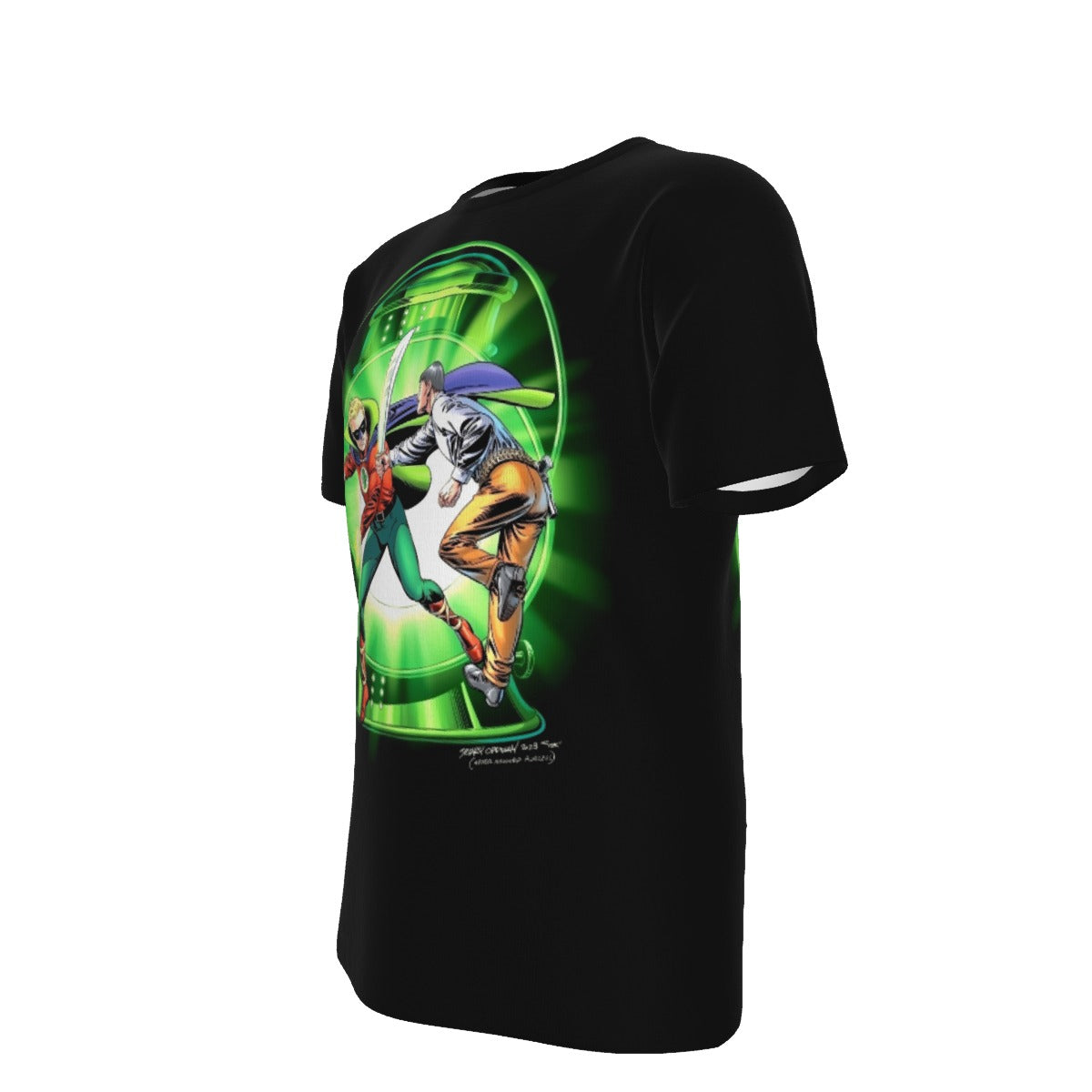 ALAN SCOTT THE GREEN LANTERN 3 ALL OVER PRINT SHIRT AND TANK TOP- GREEN LANTERN  1 TRIBUTE