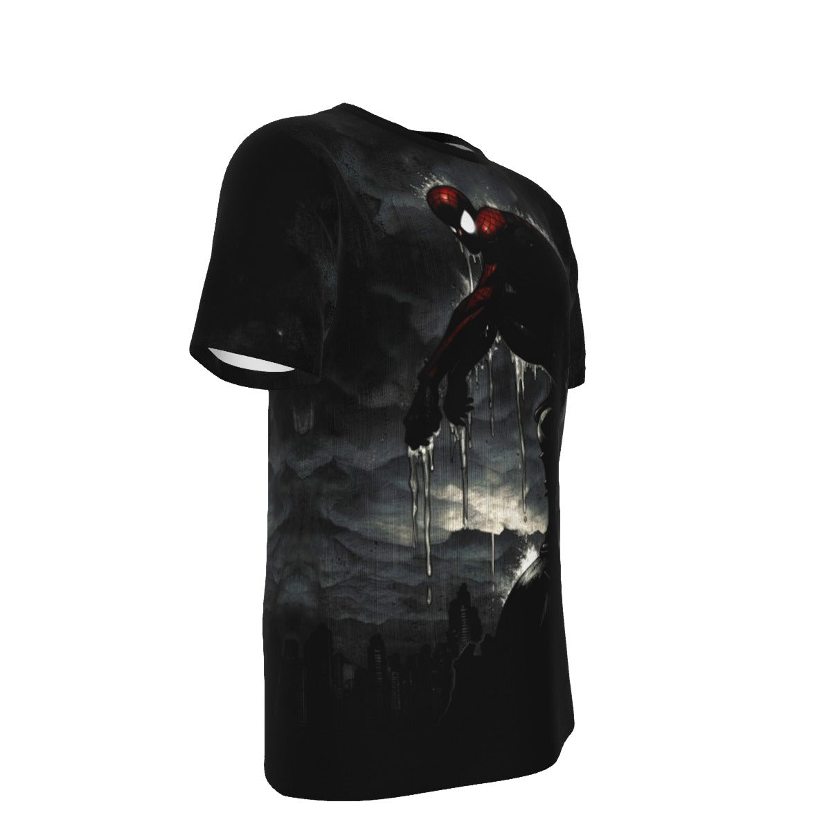 SPIDERMAN BROODING All Over Print Shirt & Tank Top- ORIGINAL ART BY EKA