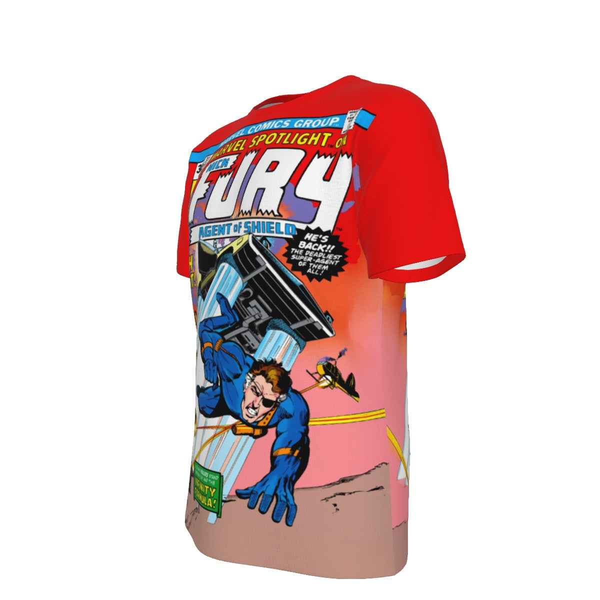 MARVEL SPOTLIGHT 31 ALL OVER PRINT SHIRT AND TANK TOP - NICK FURY