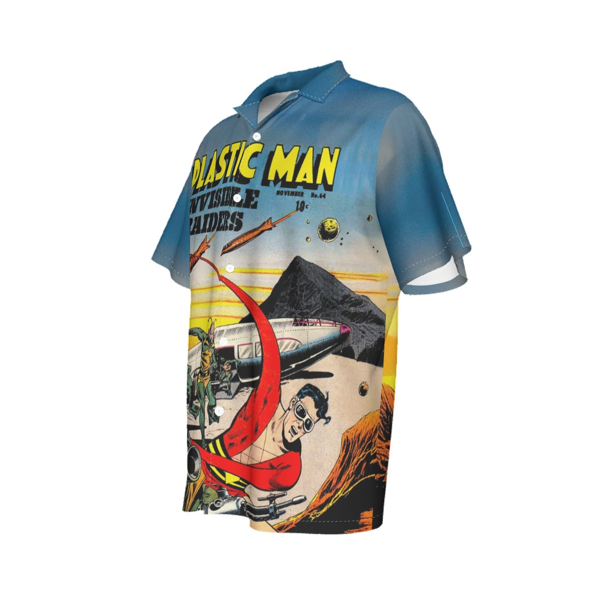 PLASTIC MAN 64 ALL OVER PRINT SHIRT AND TANK TOP