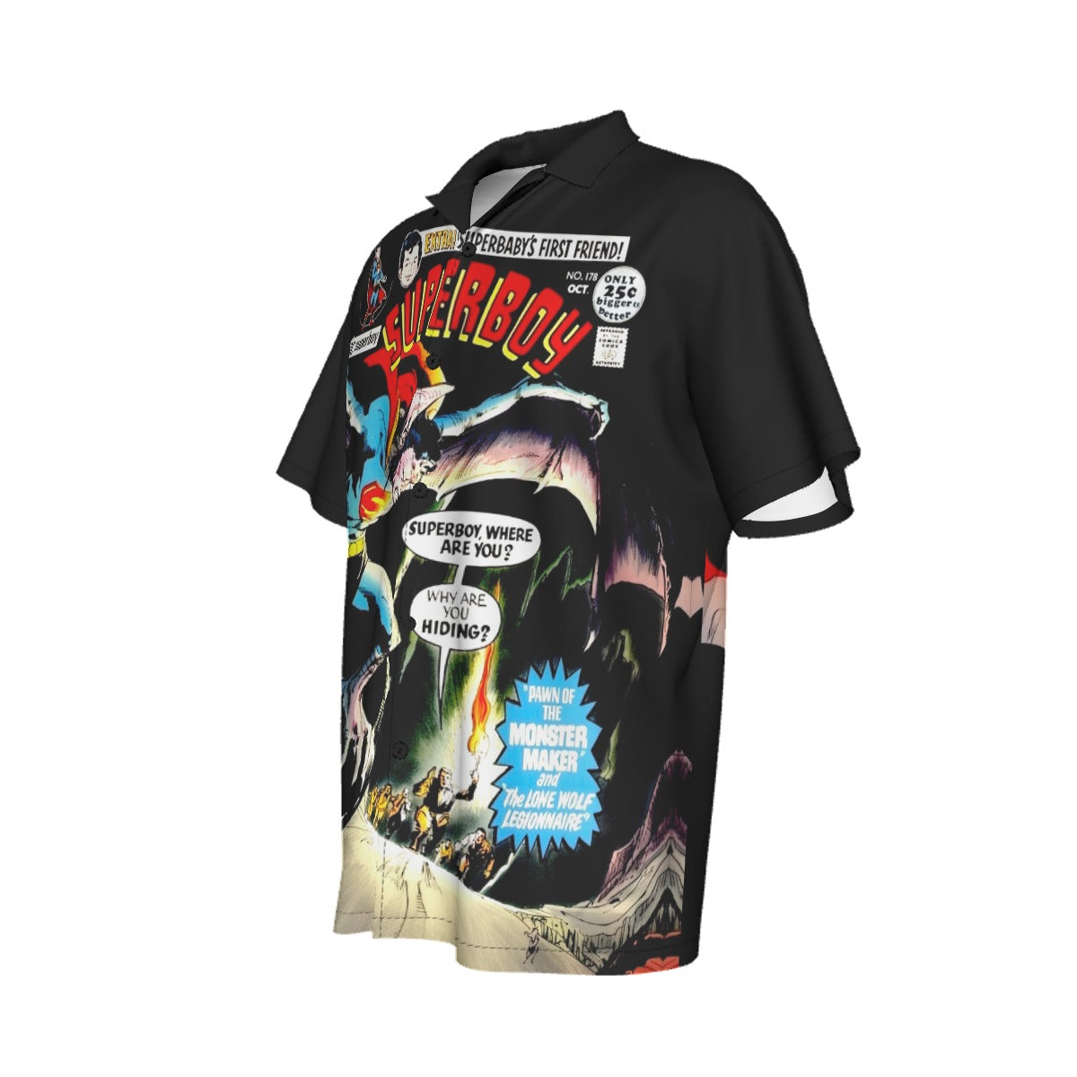 SUPERBOY 178 OVER PRINT SHIRT AND TANK TOP - NEAL ADAMS ART