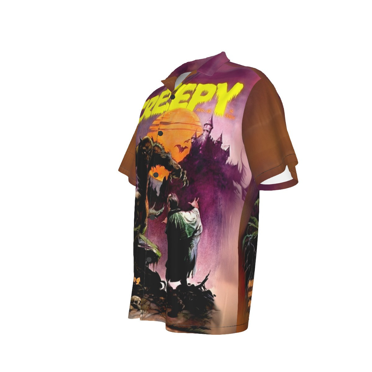 CREEPY 4  ALL OVER PRINT SHIRT AND TANK TOP- FRANK FRAZETTA ART
