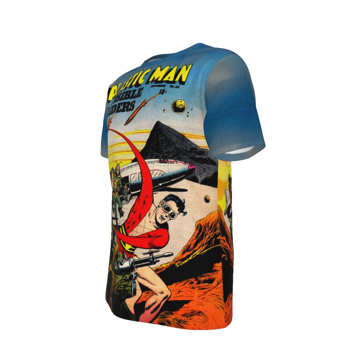 PLASTIC MAN 64 ALL OVER PRINT SHIRT AND TANK TOP