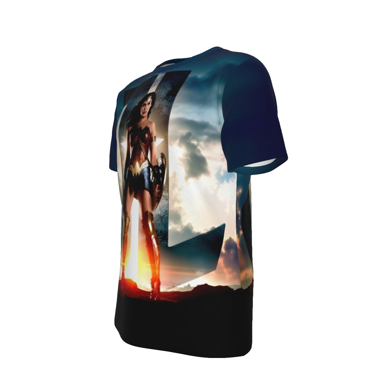 JL WONDER WOMAN MOVIE POSTER ALL OVER PRINT SHIRT AND TANK TOP