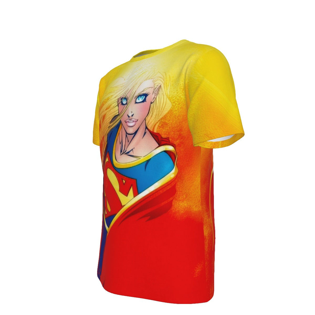 SUPERGIRL PIN UP All Over Print Shirt & Tank Top- MICHAEL TURNER ART