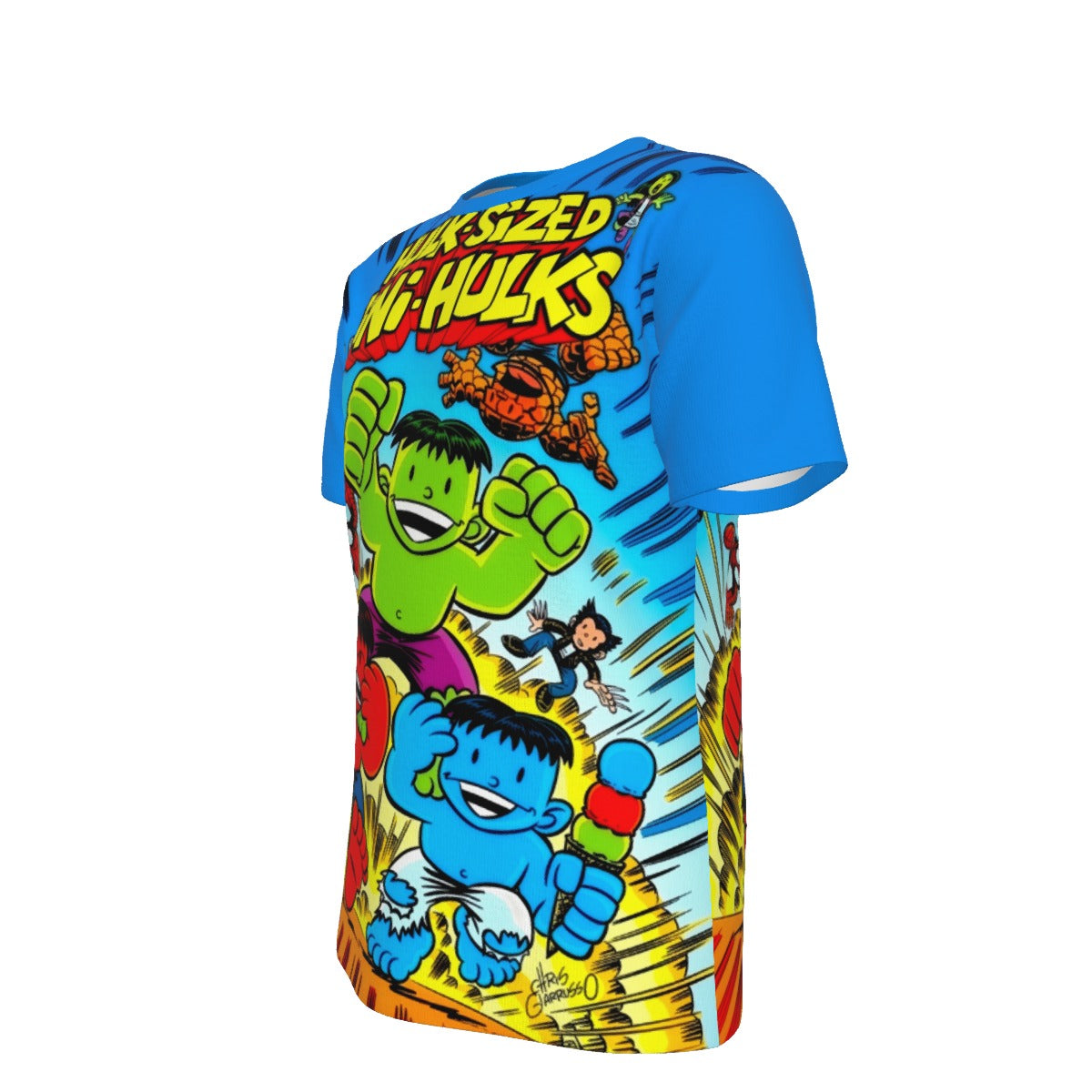 HULK SIZED MINI HULKS ALL OVER PRINT SHIRT AND TANK TOP
