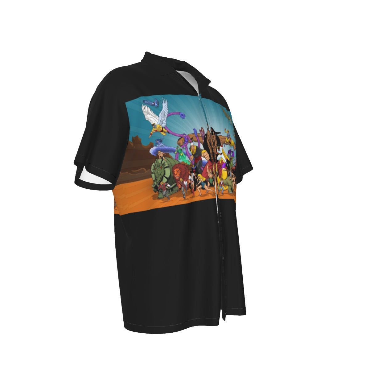 HANNA BARBERA ACTION UNIVERSE All Over Print Shirt & Tank Top