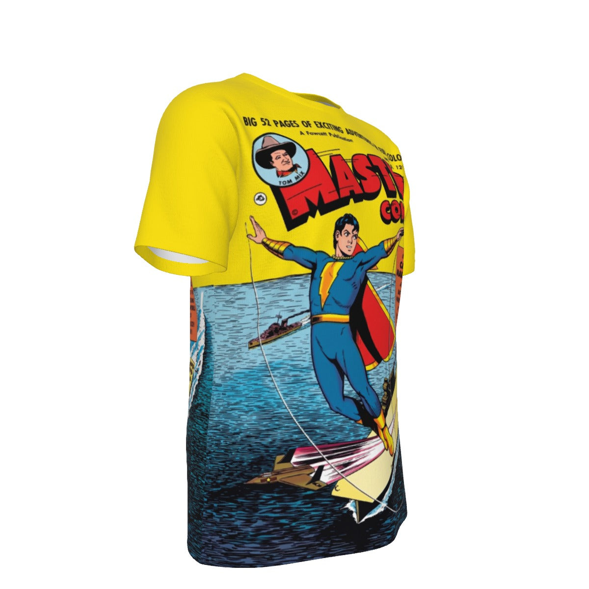 MASTER COMICS 121 All Over Print Shirt & Tank Top - CAPTAIN MARVEL JR
