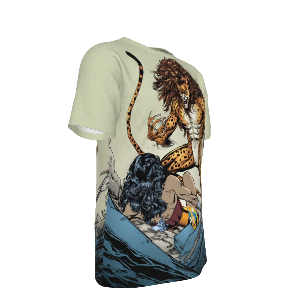 WONDER WOMAN VS CHEETAH All Over Print Shirt & Tank Top - PHIL JIMENEZ ART