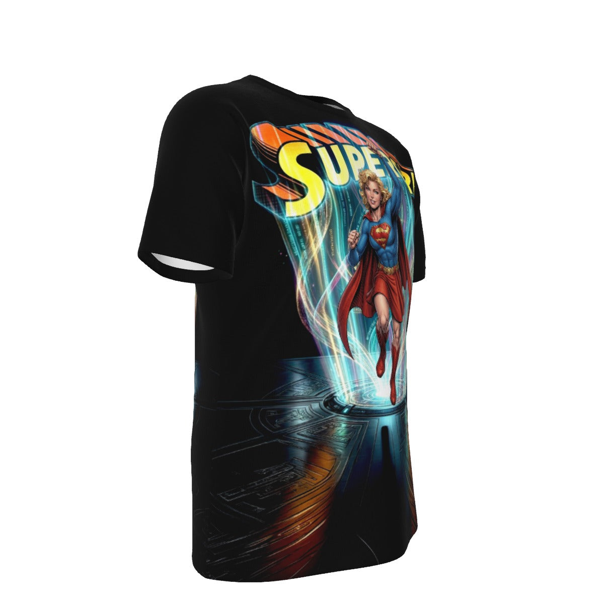 SUPERGIRL GO All Over Print Shirt & Tank Top - ORIGINAL ART