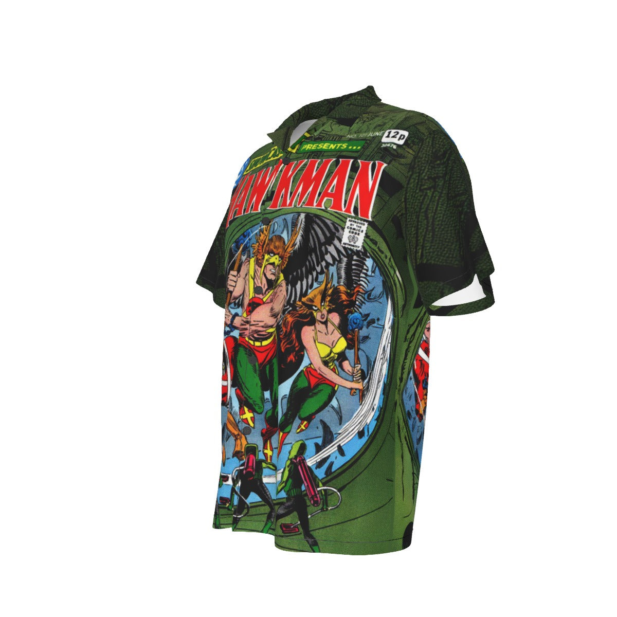 SHOWCASE 101 ALL OVER PRINT SHIRT AND TANK TOP - HAWKMAN HAWKGIRL ADAM STRANGE