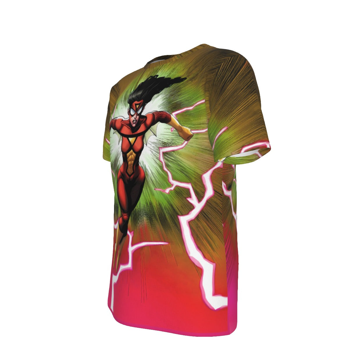 SPIDER WOMAN READY OVER PRINT SHIRT AND TANK TOP-ORIGINAL ART