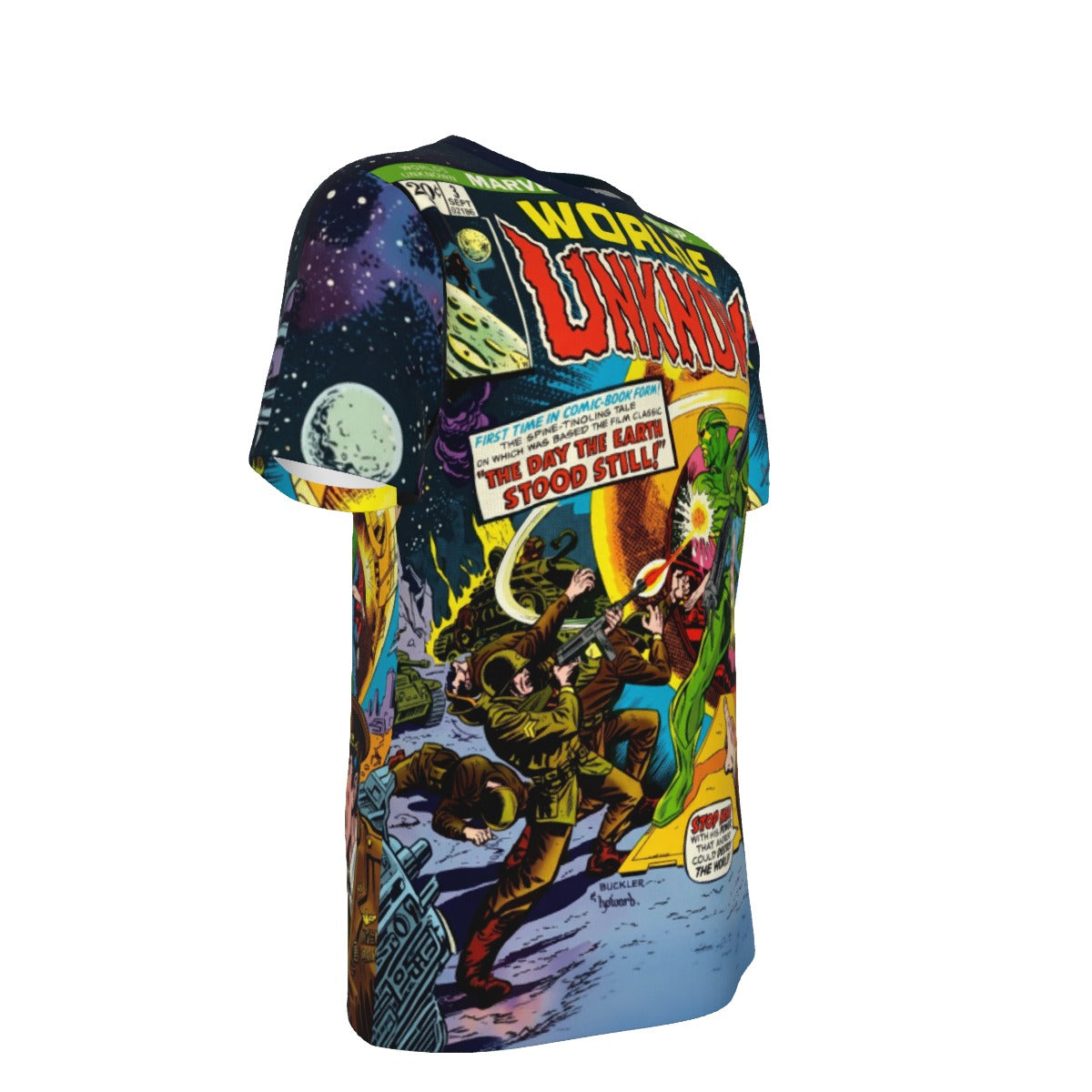 WORLDS UNKNOWN All Over Print Shirt & Tank Top - BUCKLER ART