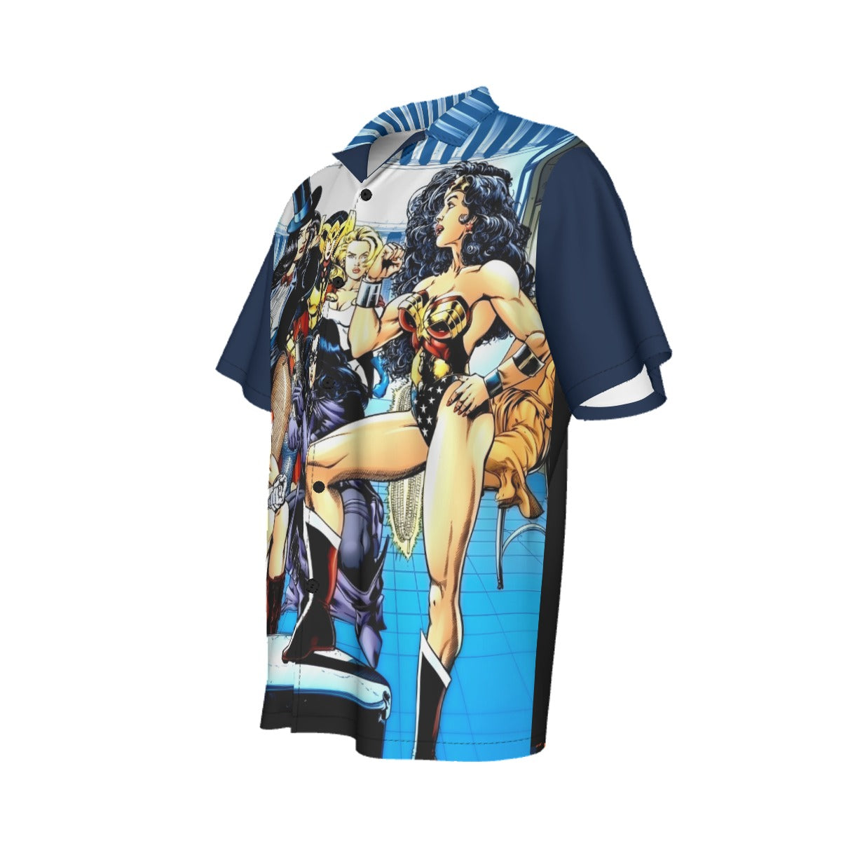 WONDER WOMAN & JUSTCIE LEAGUE OF AMAZONS PIN UP ALL OVER PRINT SHIRT AND TANK TOP (Copy)