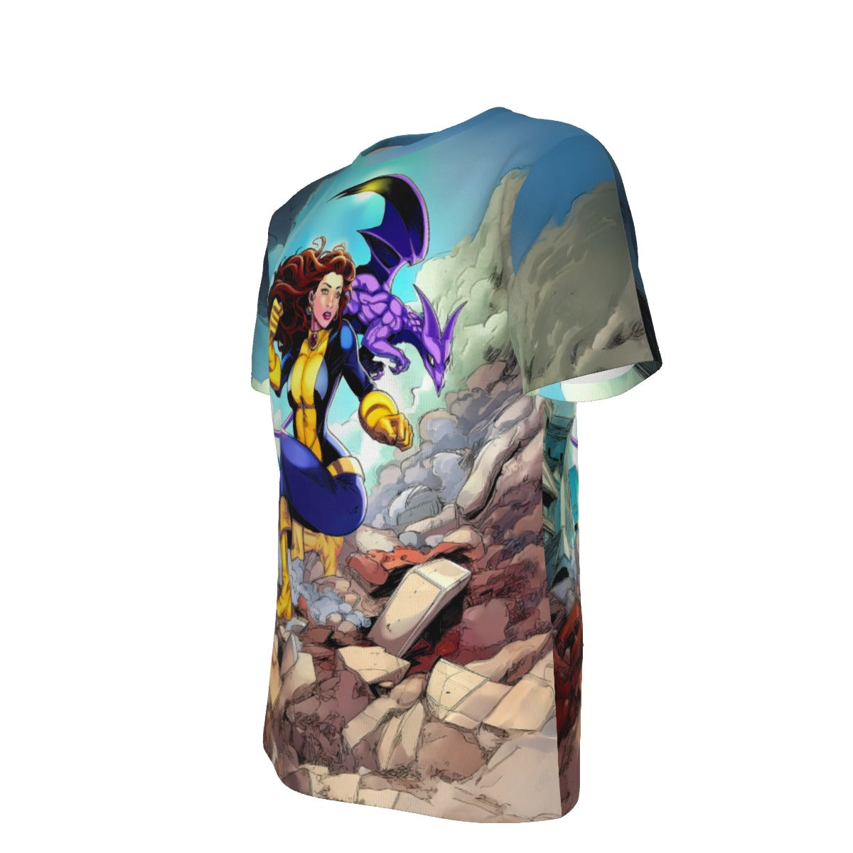 KITTY PRYDE LOCKHEED READY OVER PRINT SHIRT AND TANK TOP -ORIGINAL ART