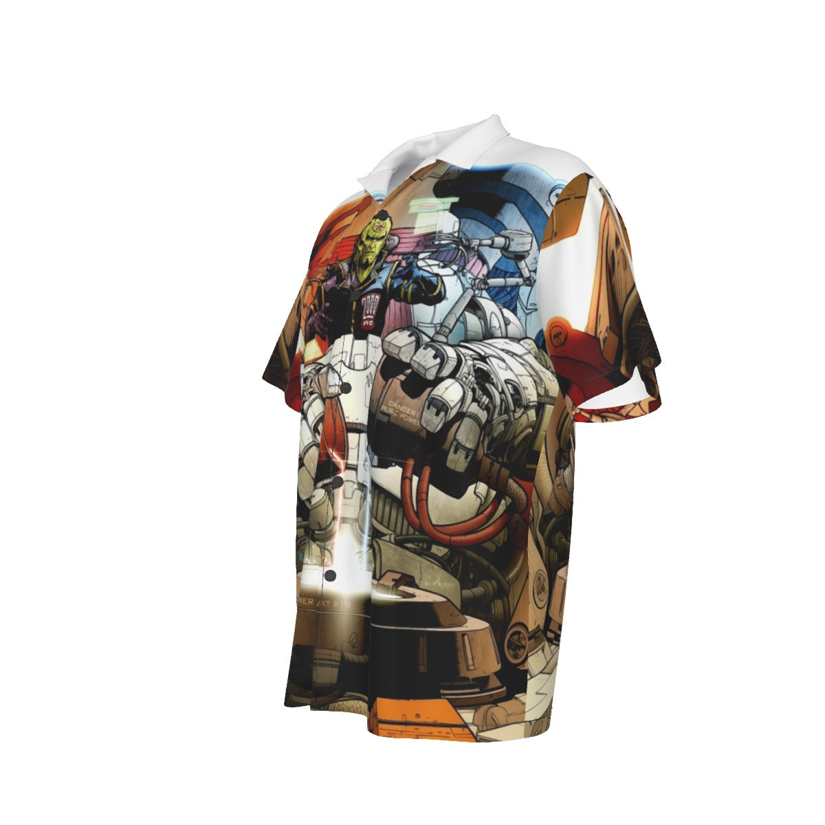 2000AD THRILL POWER OVERLOAD ALL OVER PRINT SHIRT AND TANK TOP