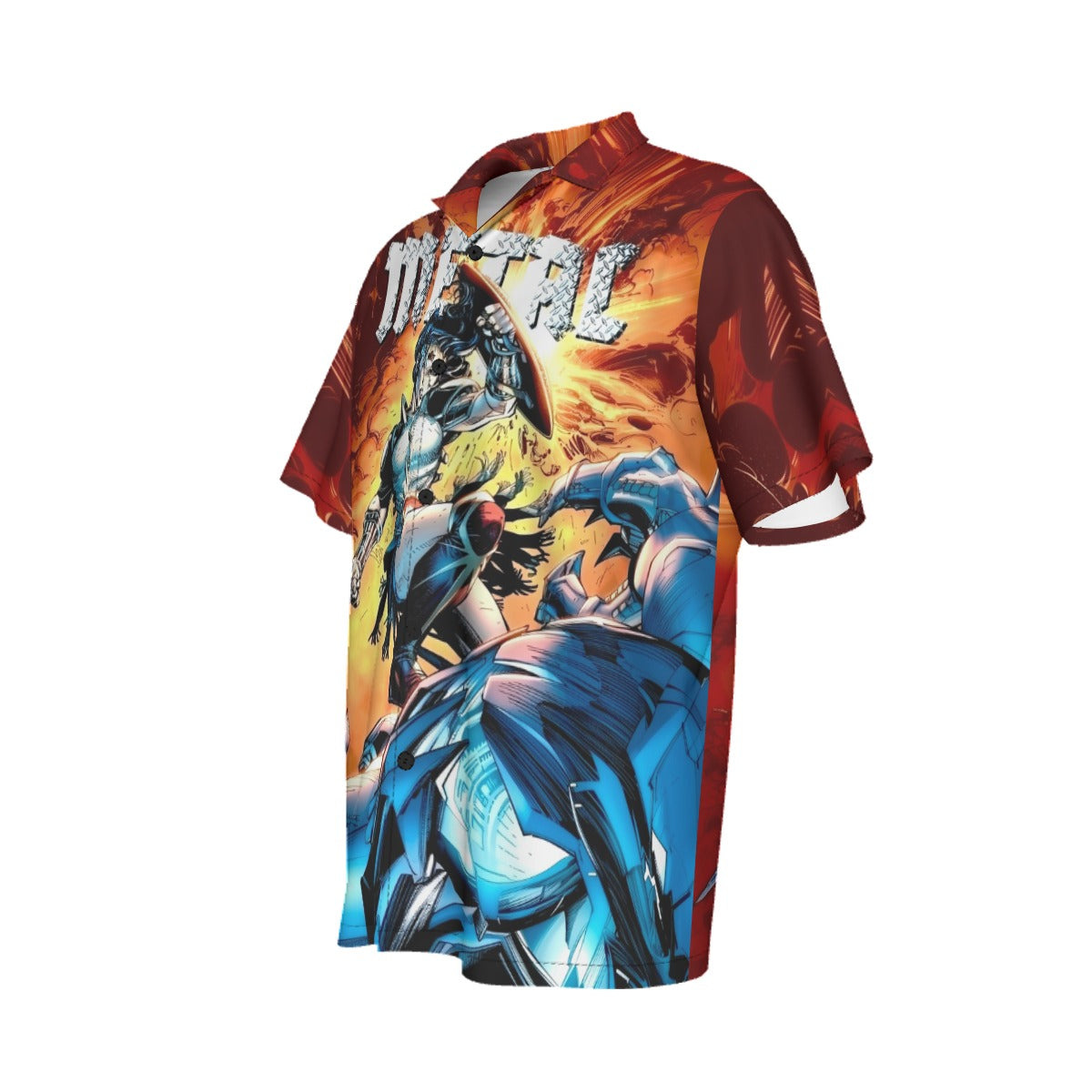 DARK KNIGHT METAL WONDER WOMAN ALL OVER PRINT SHIRT AND TANK TOP