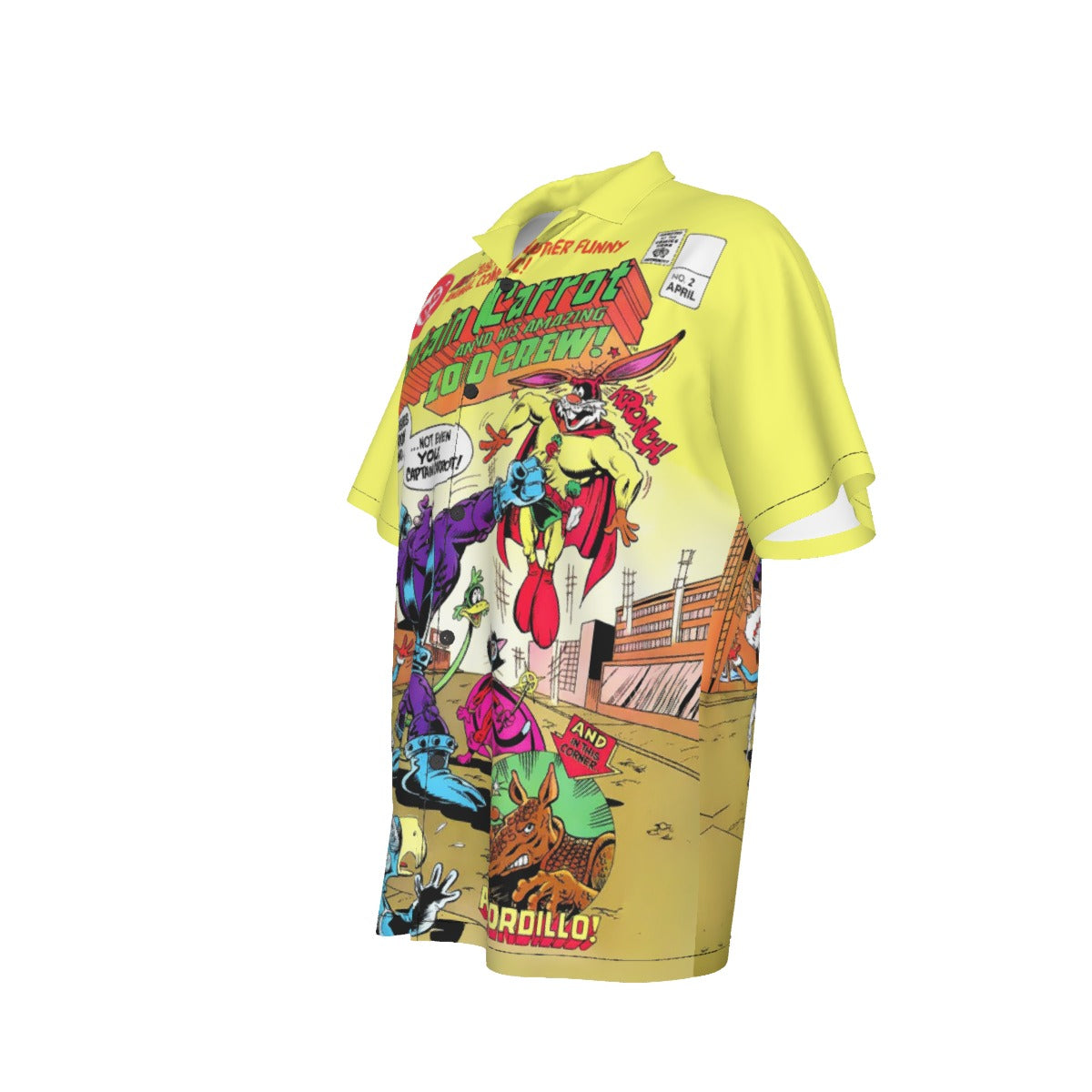 CAPTAIN CARROT AND THE AMAZING ZOO CREW 2 OVER PRINT SHIRT AND TANK TOP