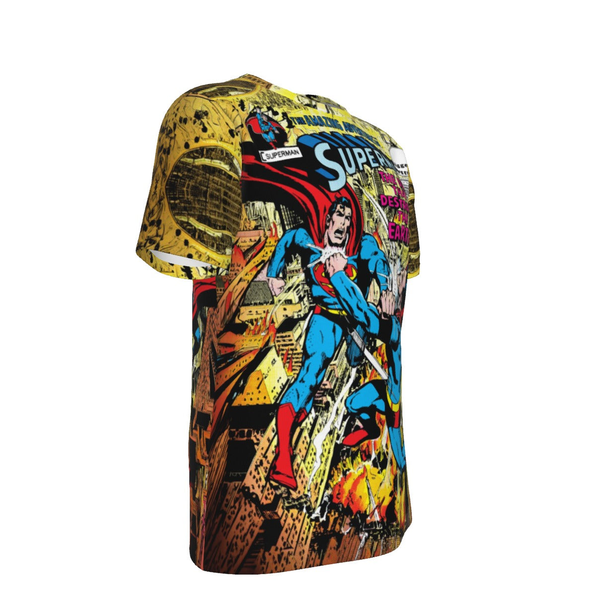SUPERMAN 242 Over Print Shirt & Tank Top