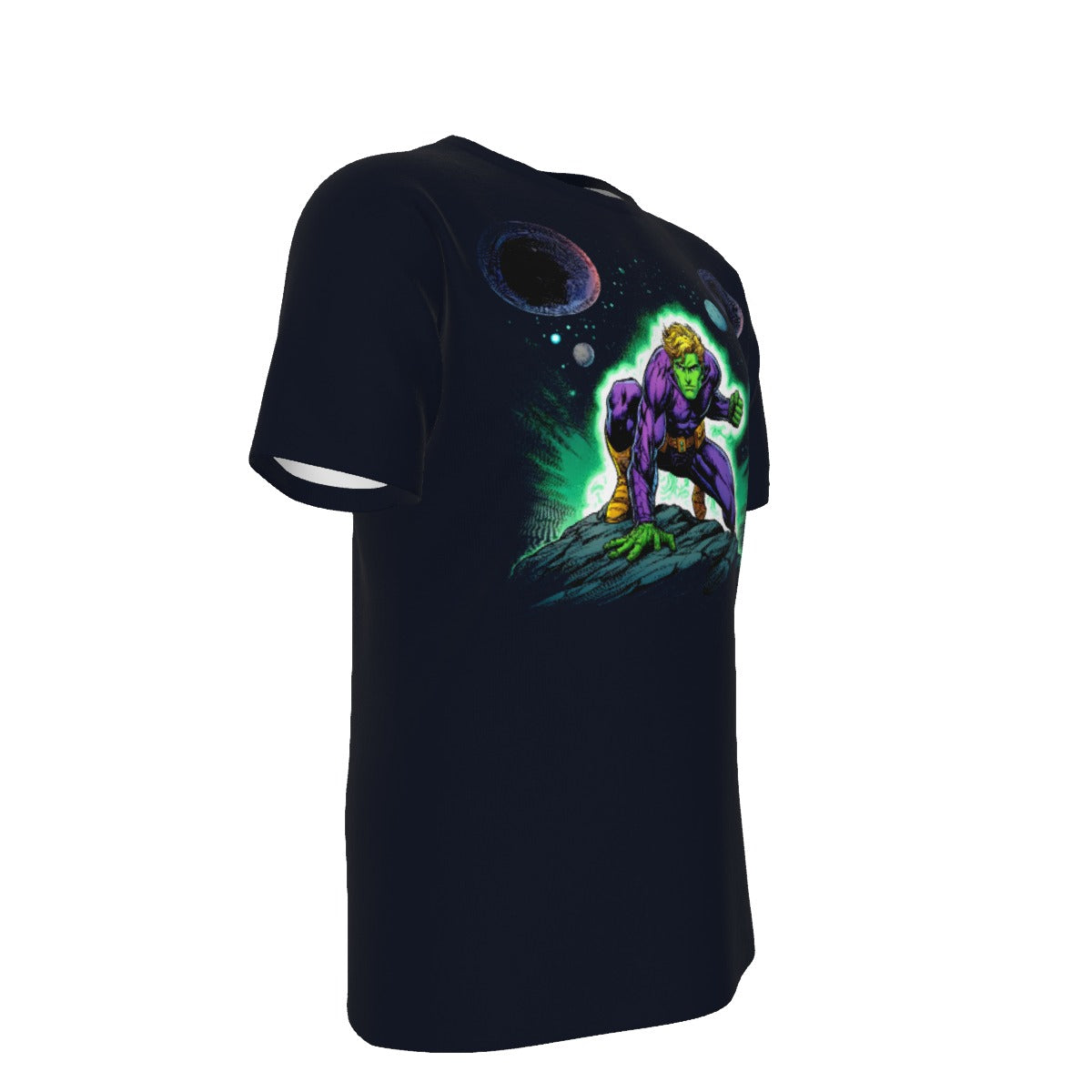 BRAINIAC 5 SET  ALL OVER PRINT SHIRT AND TANK TOP - ORIGINAL ART BY EKA