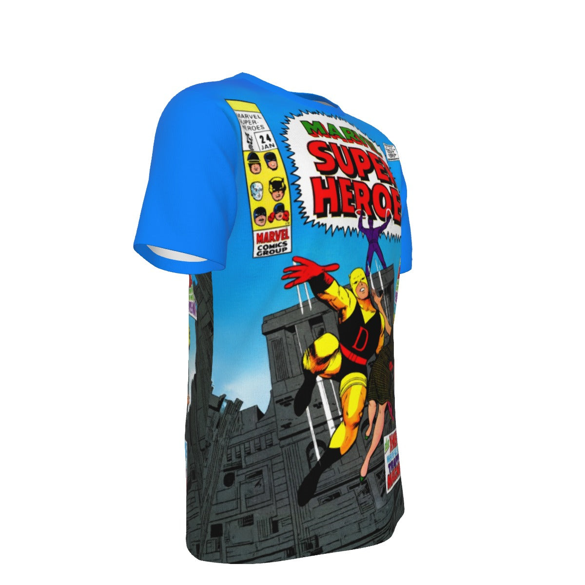 MARVEL SUPER HEROES 24 All Over Print Shirt & Tank Top - DAREDEVIL