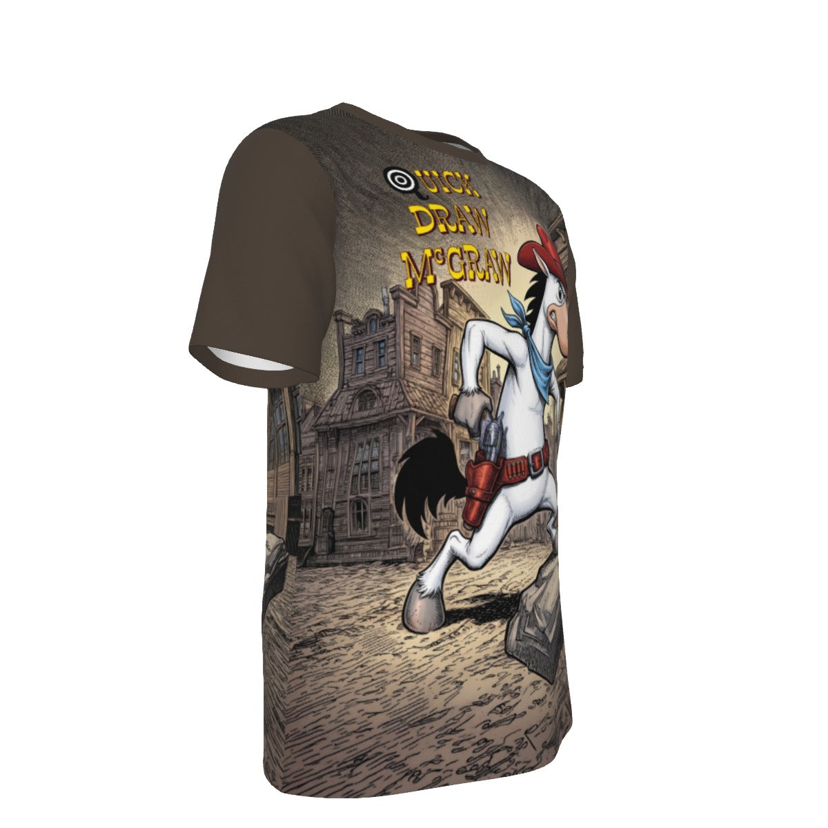 QUICK DRAW MCGRAW TV All Over Print Shirt & Tank Top  - ORIGINAL ART BY EKA