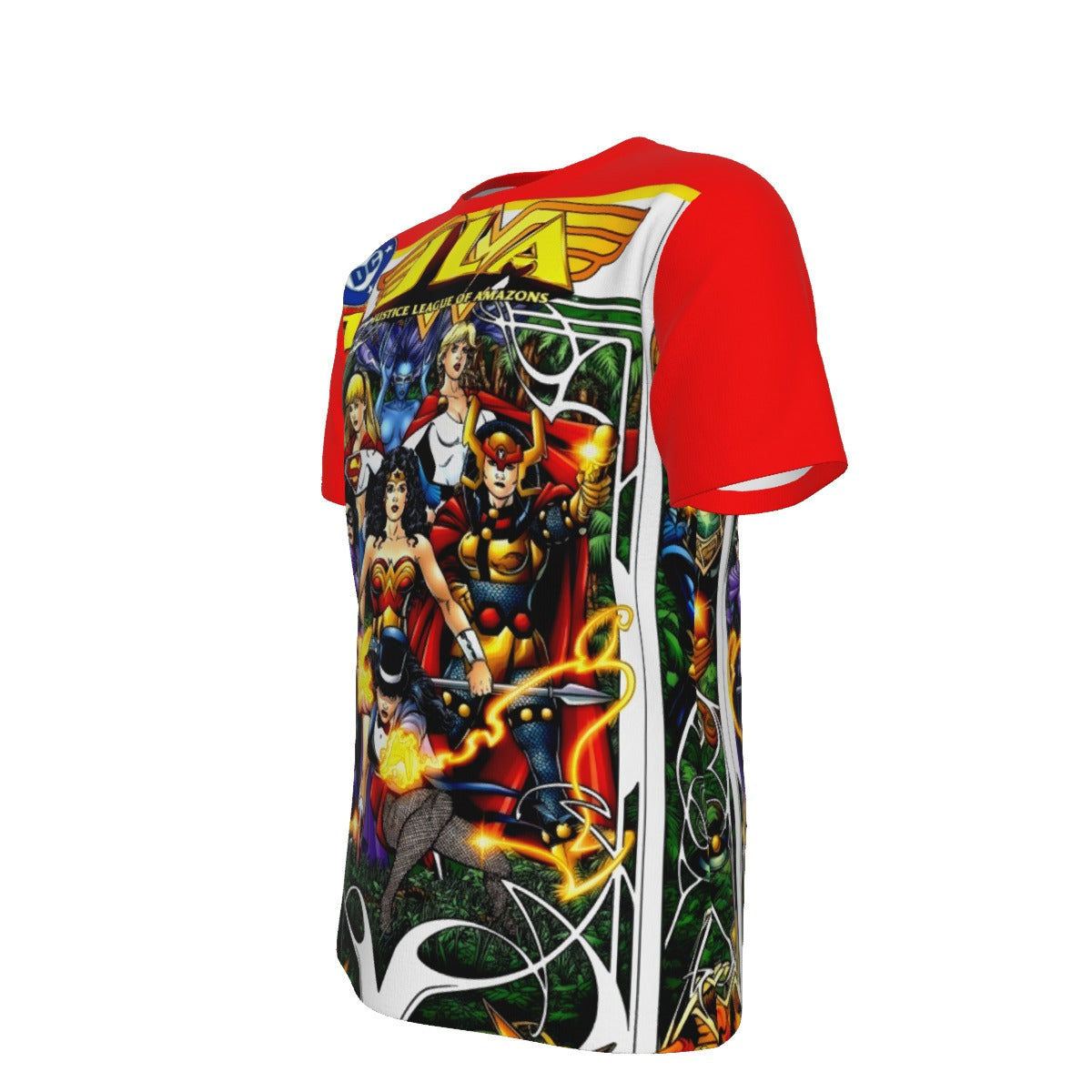 JLA CYBERFORCE ALL OVER PRINT SHIRT AND TANK TOP