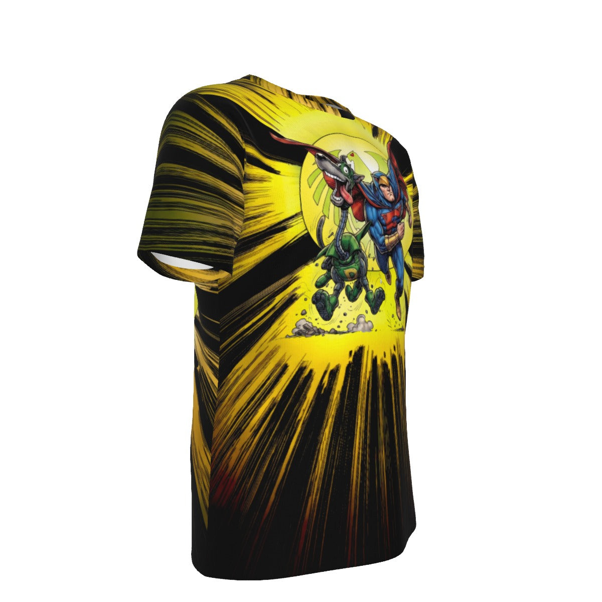 FALCON AND DYNOMUTT GO All Over Print Shirt & Tank Top - ORIGINAL ART BY EKA