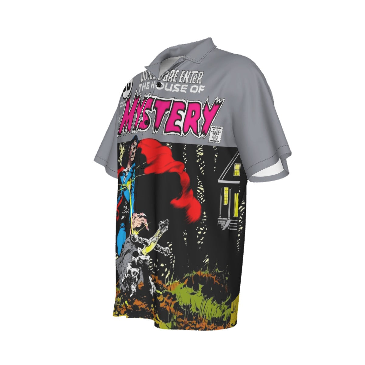 HOUSE OF MYSTERY 211 ALL OVER PRINT SHIRTS AND TANK TOP - BERNIE WRIGHTSON