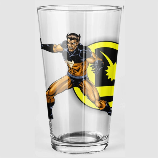 TIMBER WOLF Pint Glass (with Free Shipping)