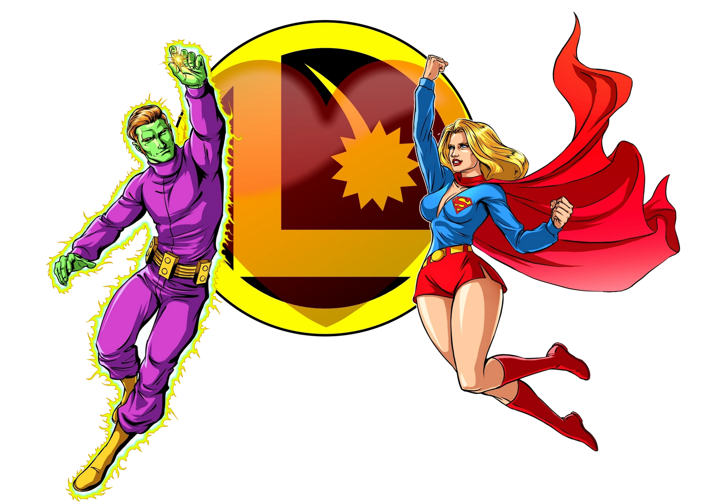 LEGION COUPLES: BRAINIAC 5 AND SUPERGIRL