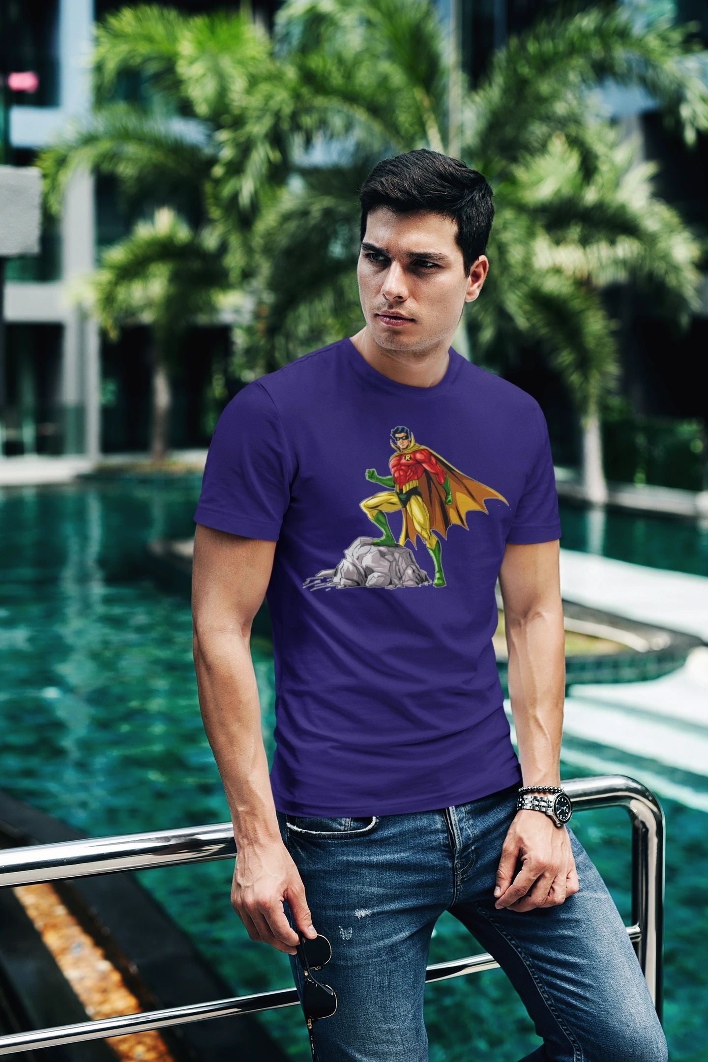 EARTH 2 ROBIN READY JSA Shirt