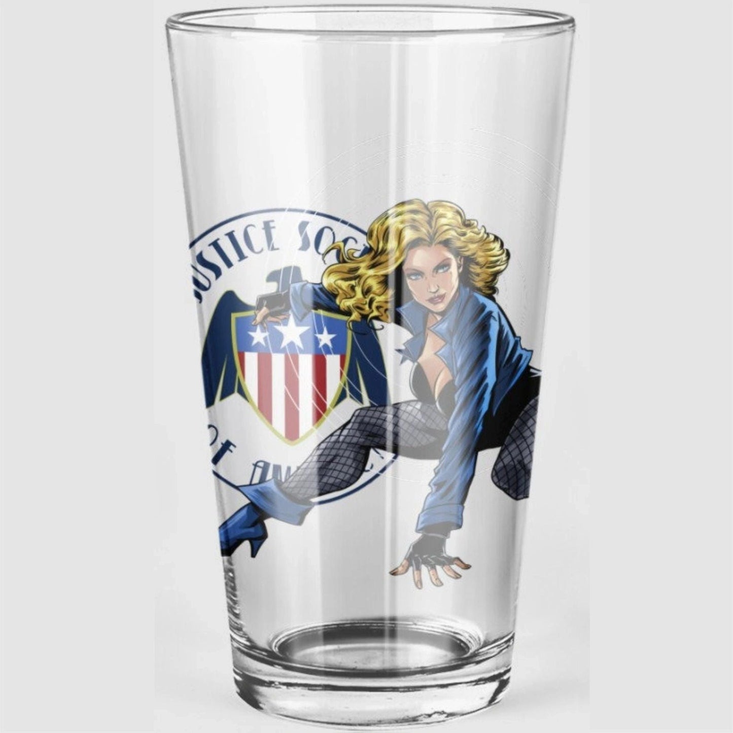 BLACK CANARY READY Pint Glass (with Free Shipping)