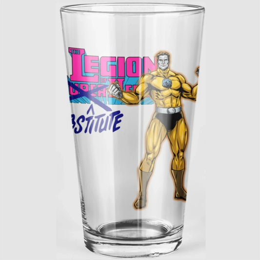 STONEBOY OF THE LEGION OF SUBSTITUTE HEROES Pint Glass (with Free Shipping)