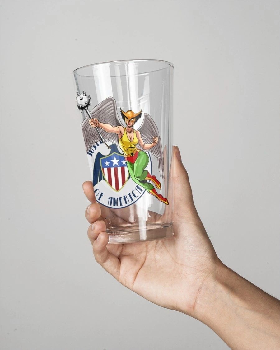 HAWKGIRL READY Pint Glass (with Free Shipping)