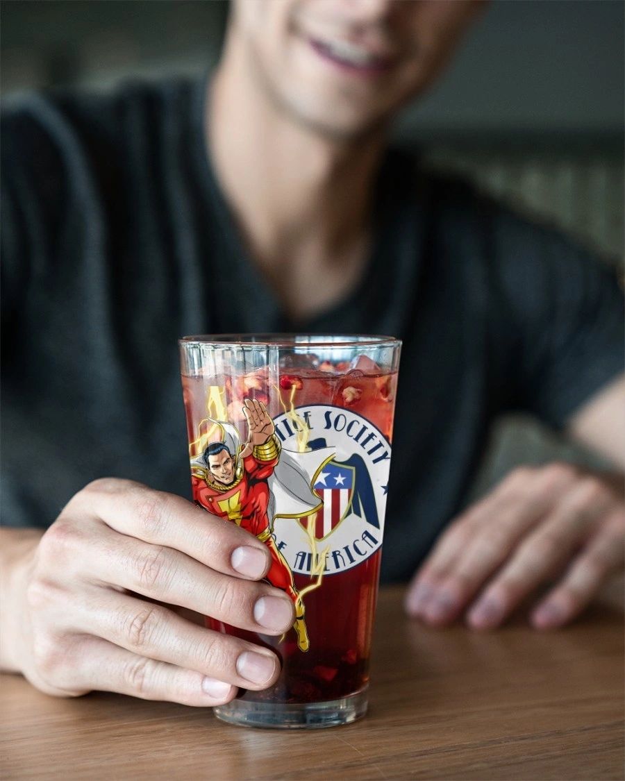 SHAZAM READY Pint Glass (with Free Shipping)