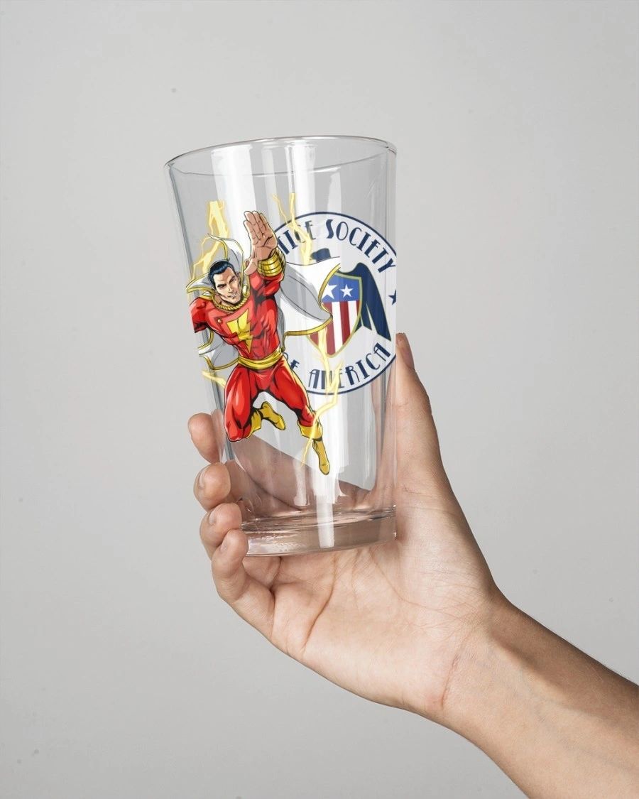 SHAZAM READY Pint Glass (with Free Shipping)