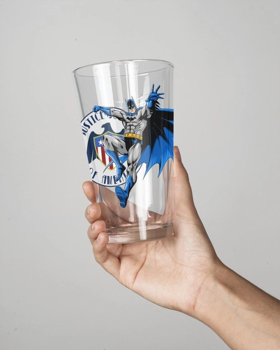 EARTH 2 BATMAN Pint Glass (with Free Shipping)