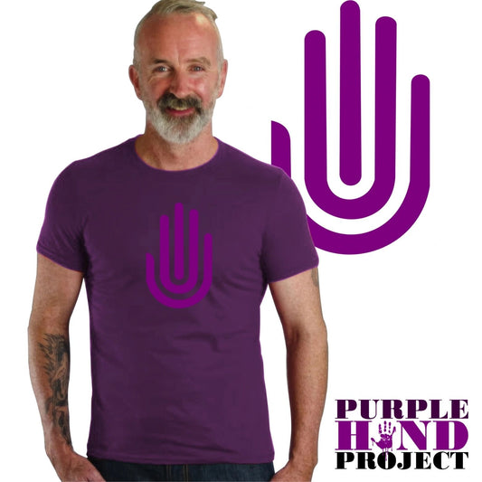 PURPLE HAND Logo Tshirt