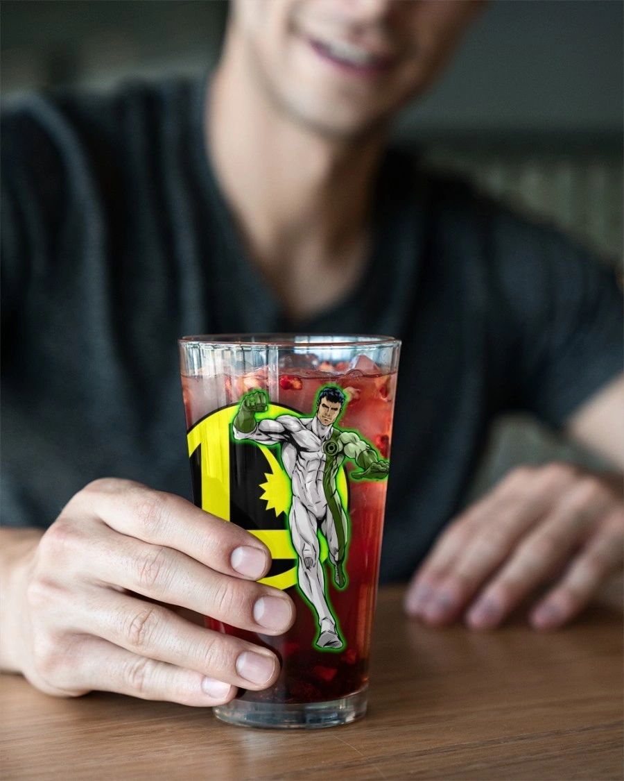 ROND VIDAR GREEN LANTERN Pint Glass (with Free Shipping)