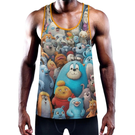 ALIEN BEARS ALL-OVER PRINT SHIRT and tank