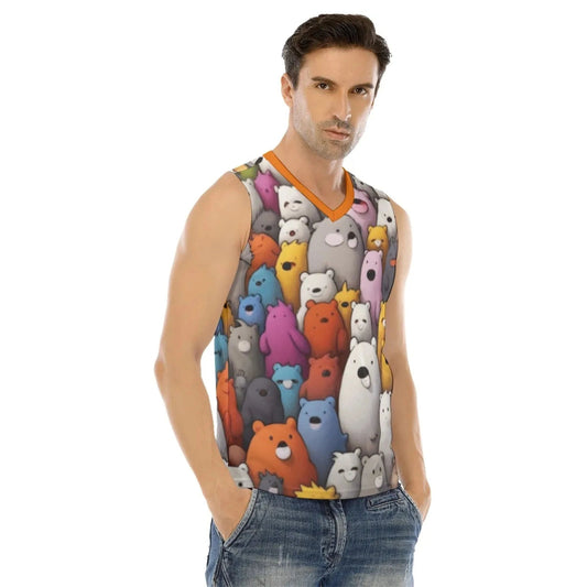 BEARS TOONS GALORE ALL-OVER PRINT SHIRT and tank