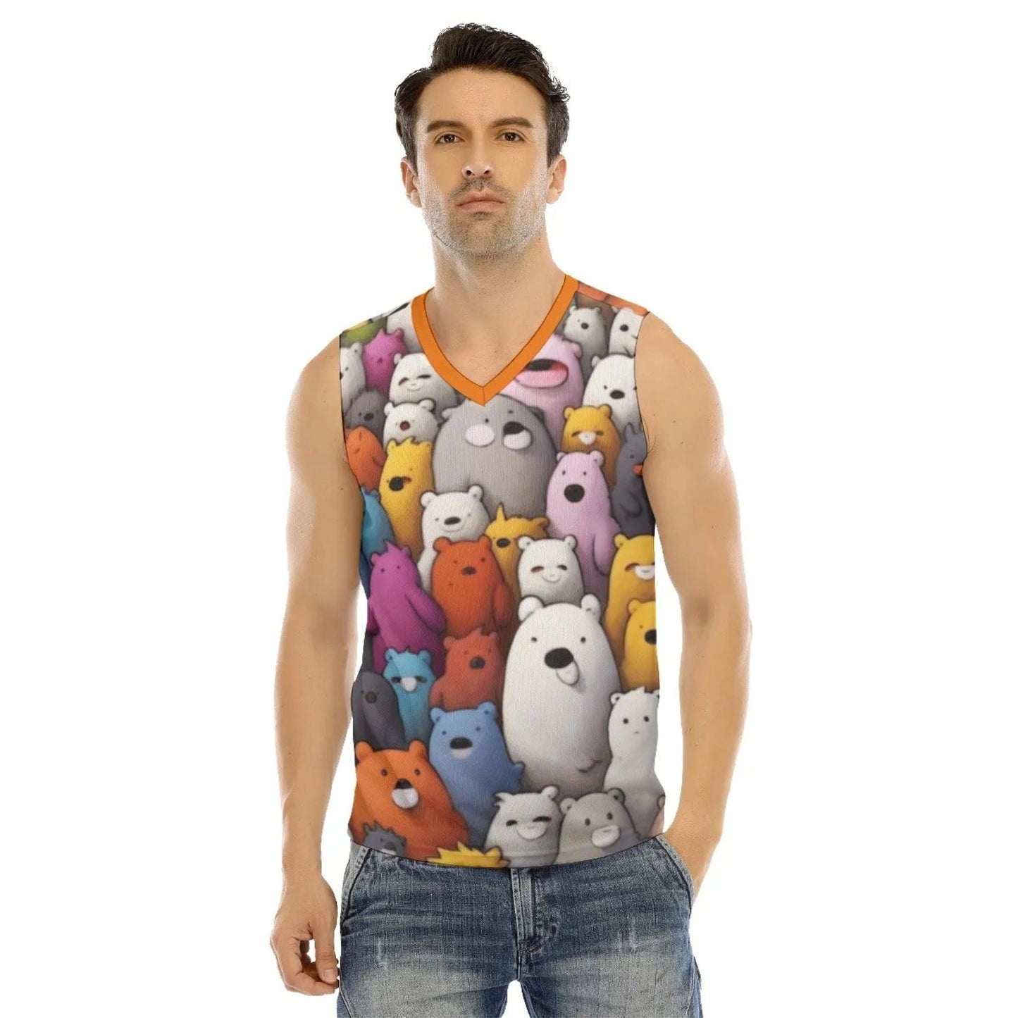 BEARS TOONS GALORE ALL-OVER PRINT SHIRT and tank
